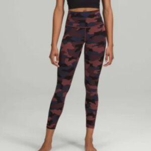 Lululemon Wunder Under High-Rise Camo Leggings